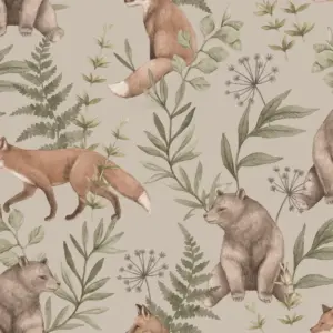 Papel pintado Wild Forest