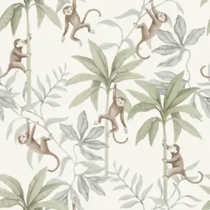 Papel pintado Jungle Friends