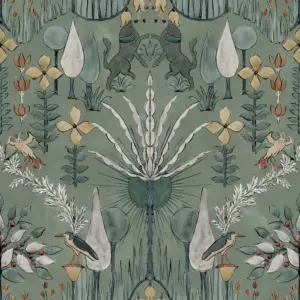 Papel pintado Oasis Villa Celadon