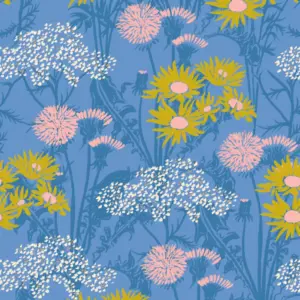 Papel pintado Picnic Azul