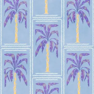 Papel pintado Veraneo Azul