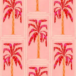 Papel pintado Veraneo Rosa