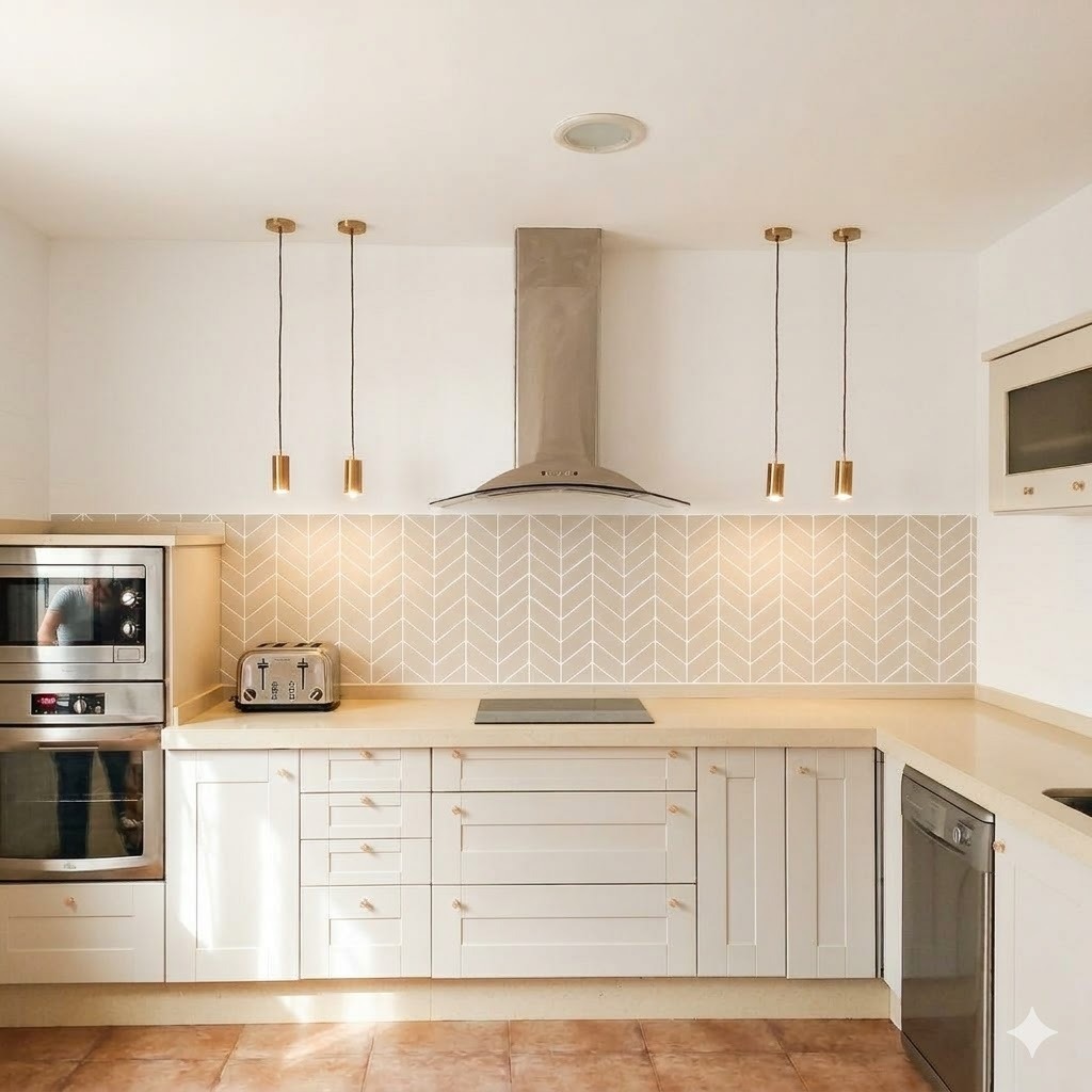 Azulejos adhesivos para cocina: 5 transformaciones reales para inspirarte