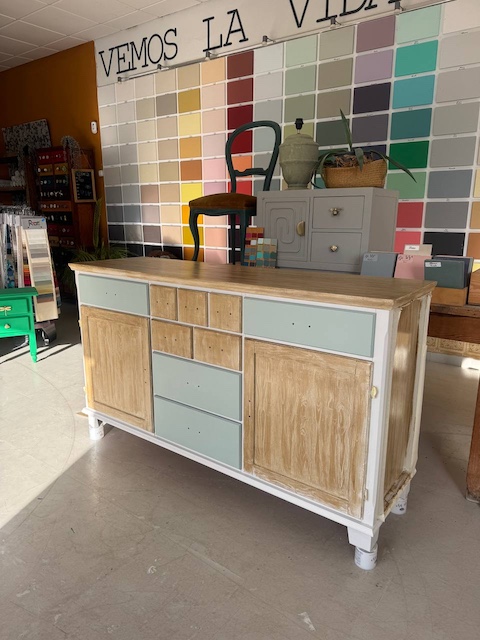 Cómo pintar muebles de madera paso a paso 25 Efecto madera en mueble 8 resultado