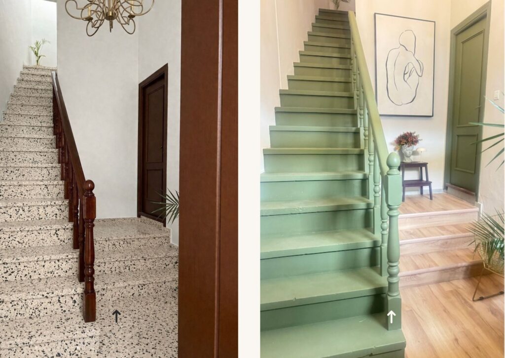 Escalera Verde Oxford A2 horizontal