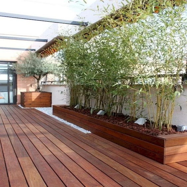 Jardinera de madera