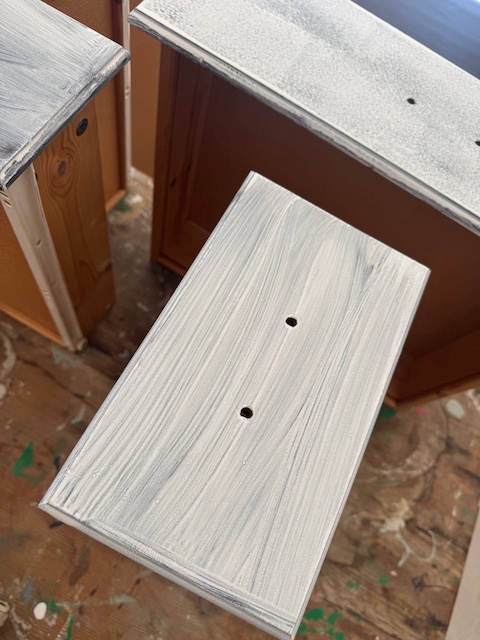 Cajones con imprimación