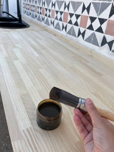 ¿Cómo pintar una cocina de exterior? 3 años después... 25 Patinamos toda la encimera de la cocina de exterior pintada