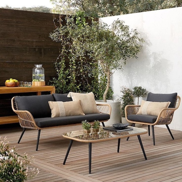 Ideas de color y decoración para exteriores: estilo industrial