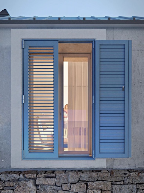 Contraventana azul