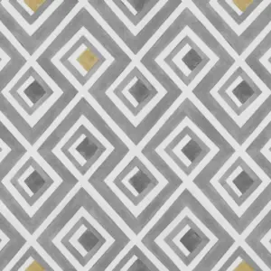 Papel pintado Vidriera Plata