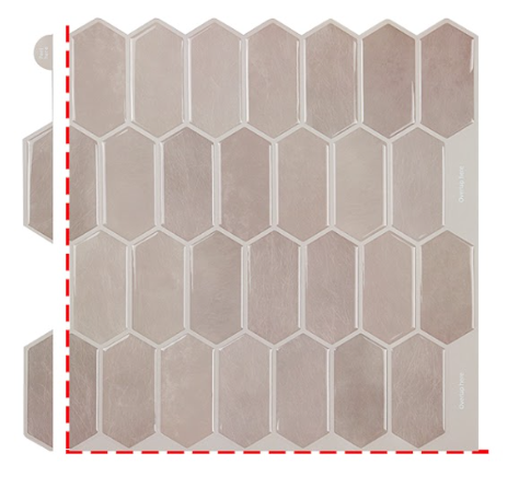 Renueva tu cocina o baño en una tarde: nuevos Azulejos Adhesivos decorativos 30 azulejo siena nude a