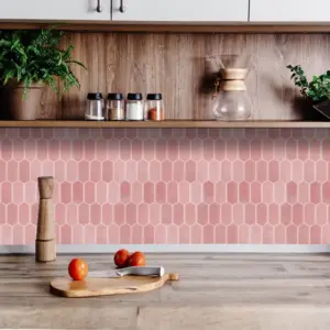 Azulejos Adhesivos 16 azulejo adhesivo rosa HB653 2