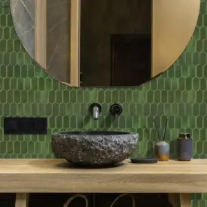 Azulejos Adhesivos 14 azulejo adhesivo verde HB651 6