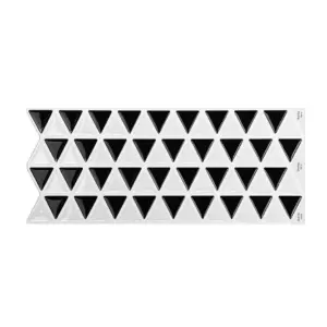 Azulejos Adhesivos 28 Azulejo Adhesivo Mosaico Triángulos Blanco y Negro