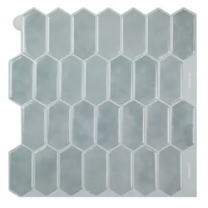 Azulejos Adhesivos 19 Azulejo Adhesivo Hexagonal Aqua Mist