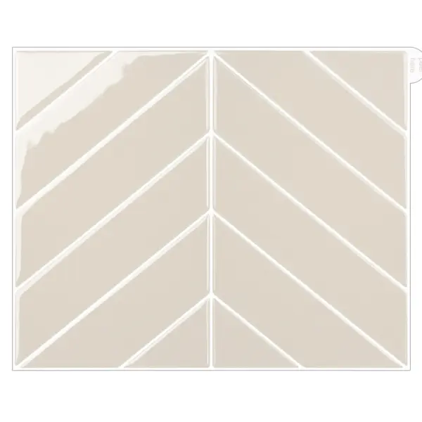 Cómo renovar una mesa con azulejos adhesivos 21 Azulejo Adhesivo Espiga Beige Arena