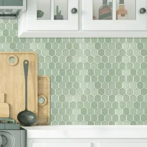 Azulejos Adhesivos 16 azulejos pvc autoadhesivos detiza TSQS86 Application