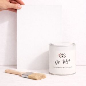 El secreto para hacer efecto cemento en encimeras 8 Pintura Strong Azulejos Blanco Wevet