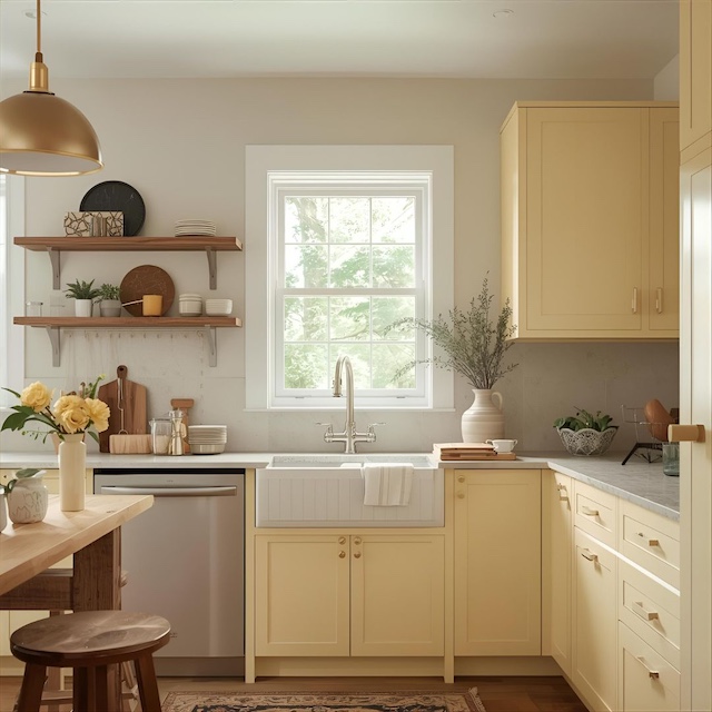 cocina amarilla