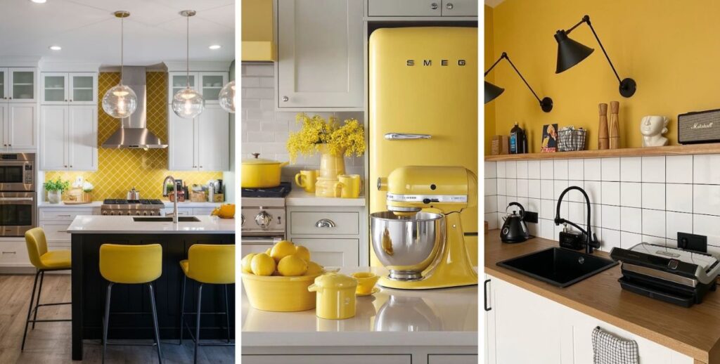 cocinas amarillo