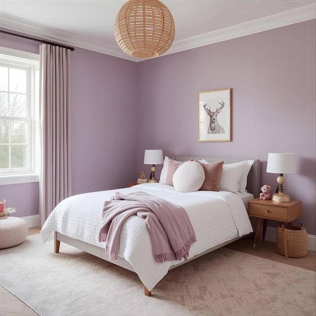 dormitorio malva