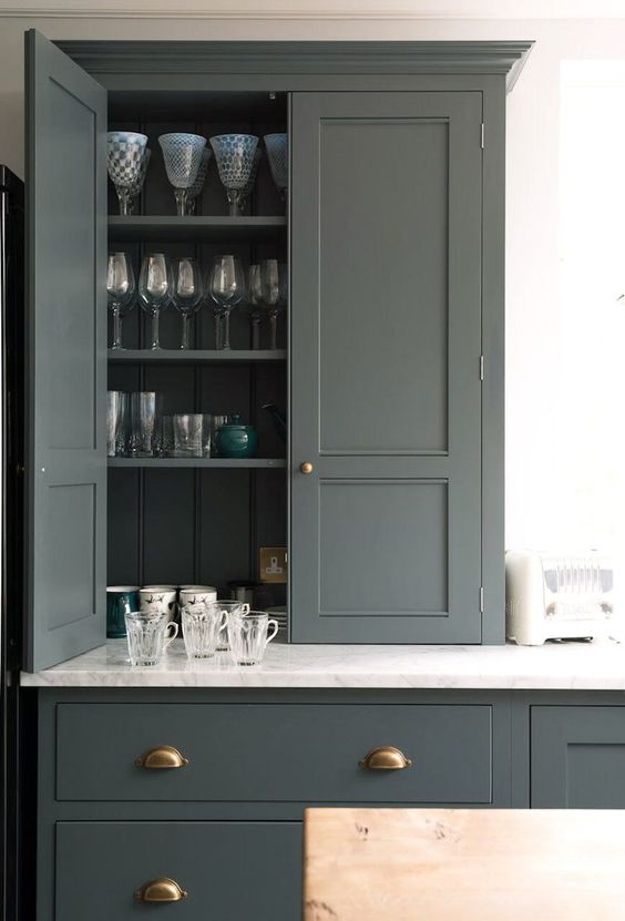 pintar muebles de cocina en gris