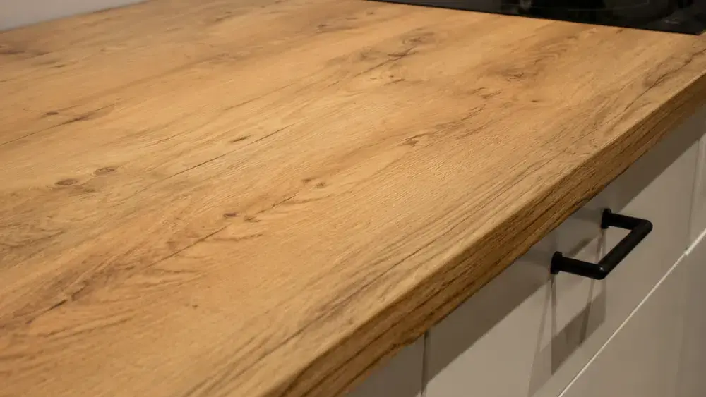 Cómo hacer efecto madera con pintura 26 encimera cocina efecto madera edited