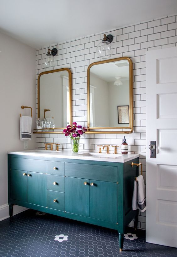 Pintar muebles de baño: ideas e inspiración