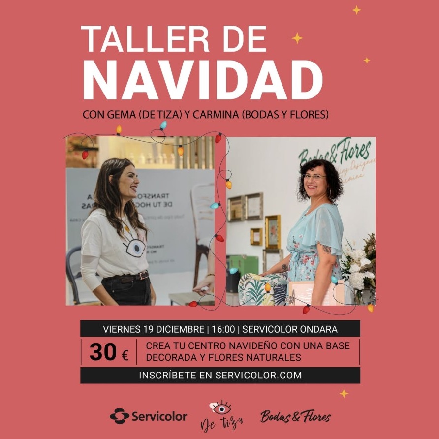 taller navidad ondara